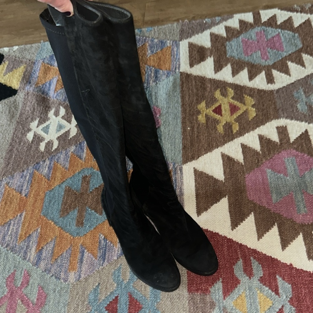 Stuart weitzman over knee heel boot - Picture 3 of 6